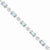 Sterling Silver Blue Topaz Oval Bracelet