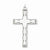 Sterling Silver Laser Designed Cross Pendant, Pretty Pendants for Necklace