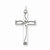 Sterling Silver Laser Designed Cross Pendant, Alluring Pendants for Necklace