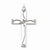 Sterling Silver Laser Designed Cross Pendant, Charm