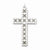 Sterling Silver Laser Designed Cross Pendant, Adorable Pendants for Necklace
