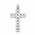 Sterling Silver Laser Designed Cross Pendant, Dazzling Pendants for Necklace