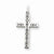 Sterling Silver Laser Designed Cross Pendant, Exquisite Pendants for Necklace