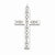 Sterling Silver Laser Designed Cross Pendant, Pretty Pendants for Necklace