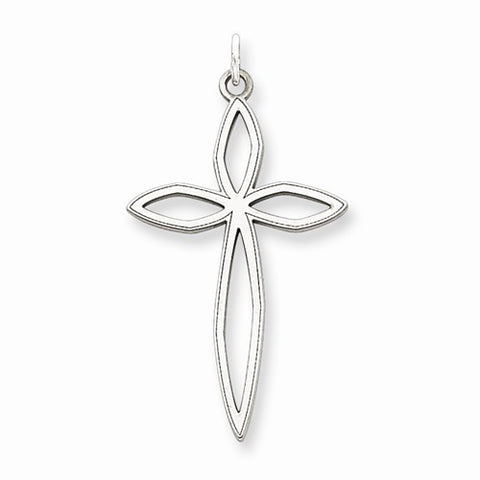 Sterling Silver Laser Designed Cross Pendant, Beautiful Pendants for Necklace