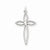 Sterling Silver Laser Designed Cross Pendant, Delightful Pendants for Necklace