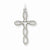 Sterling Silver Laser Designed Cross Pendant, Classy Pendants for Necklace