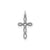 Laser Designed Cross Charm in Sterling Silver