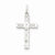 Sterling Silver Laser Designed Cross Pendant, Delightful Pendants for Necklace