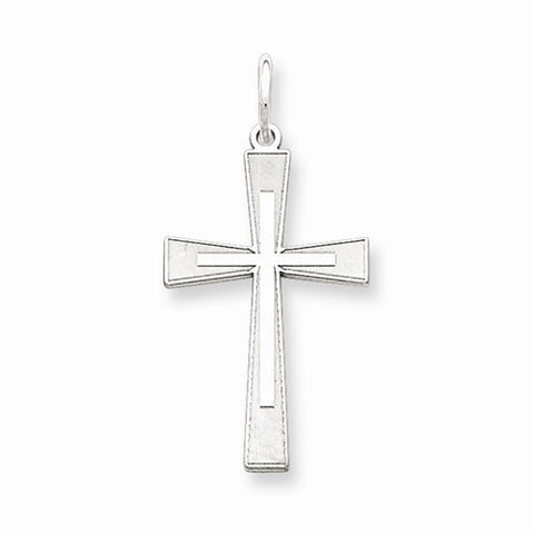Sterling Silver Laser Designed Cross Pendant, Pendants for Necklace