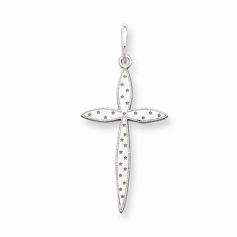 Sterling Silver Laser Designed Cross Pendant, Pendants for Necklace