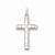 Sterling Silver Laser Designed Cross Pendant, Adorable Pendants for Necklace