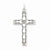 Sterling Silver Laser Designed Cross Pendant, Dazzling Pendants for Necklace