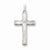 Sterling Silver Laser Designed Cross Pendant, Exquisite Pendants for Necklace