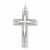 Sterling Silver Laser Designed Cross Pendant, Pretty Pendants for Necklace
