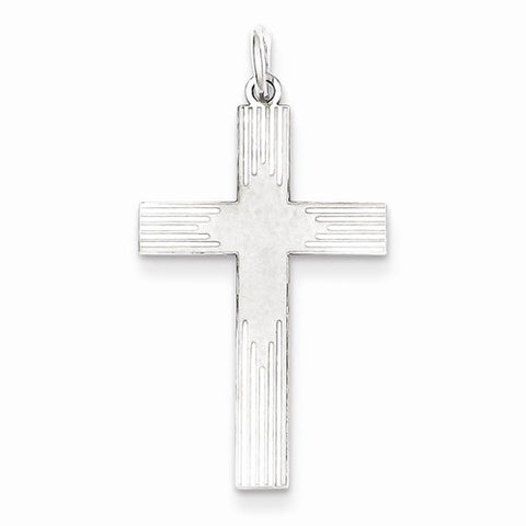 Sterling Silver Laser Designed Cross Pendant, Pendants for Necklace