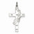 Sterling Silver Laser Designed Cross Pendant, Lovely Pendants for Necklace