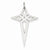 Sterling Silver Laser Designed Cross Pendant, Classy Pendants for Necklace