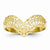 14k Yellow Gold Diamond-Cut Filigree Ring