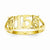 14k Yellow Gold 15 Ring