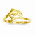14k Yellow Gold Dolphin Ring