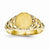 14k Yellow Gold Childs Fancy Signet Ring