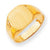 14k Yellow Gold Men's Signet Ring