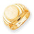 14k Yellow Gold Men's signet Ring