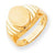 14k Yellow Gold Men's signet Ring