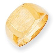 14k Yellow Gold Men's signet Ring