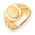 14k Yellow Gold Men's signet Ring