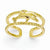 14k Yellow Gold Dolphin Toe Ring