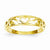 14k Yellow Gold Child's Heart Ring