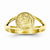 14k Yellow Gold Polished Angel Ring