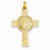 14k Gold Cross w/Navy Insignia Pendant, Pendants for Necklace