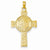14k Gold Cross w/Marine Corps Insignia Pendant, Pendants for Necklace