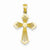 14k Gold Passion Cross Pendant, Appealing Pendants for Necklace