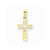 14k Gold Dove Cross pendant, Adorable Pendants for Necklace