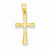 14k Gold Diamond-cut Cross Pendant, Dazzling Pendants for Necklace