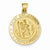 14k Gold Saint Christopher Medal pendant, Fine Pendants for Necklace