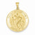 14k Gold Saint Christopher Medal pendant, Pendants for Necklace
