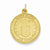 14k Gold US Air Force Saint Christopher Medal Pendant, Pendants for Necklace