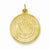 14k Gold US Army Saint Christopher Medal Pendant, Pendants for Necklace