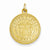 14k Gold US Navy Saint Christopher Medal Pendant, Pendants for Necklace