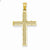 14k Gold Diamond-cut Filigree Cross pendant, Adorable Pendants for Necklace
