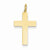 14k Gold Polished Cross Pendant, Dazzling Pendants for Necklace
