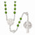 Silver-Tone Celtic Crucifix Rosary Necklace