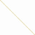 14K Yellow Gold Ropa Anklet