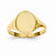 14k Yellow Gold Signet Ring