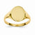 14k Yellow Gold Signet Ring